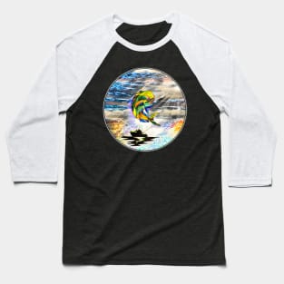 Mahi Mahi Dolphin Fish, Dorado fishing Baseball T-Shirt